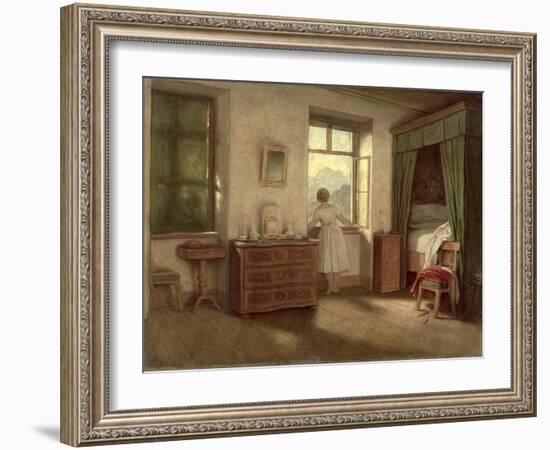 The Morning Hour-Moritz Ludwig von Schwind-Framed Giclee Print