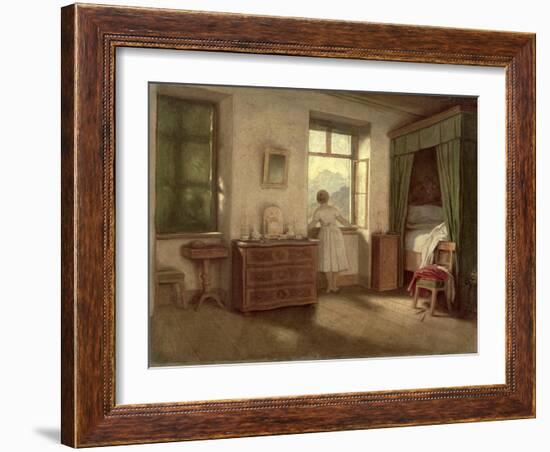 The Morning Hour-Moritz Ludwig von Schwind-Framed Giclee Print