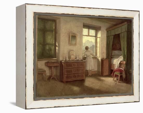 The Morning Hour-Moritz Ludwig von Schwind-Framed Premier Image Canvas