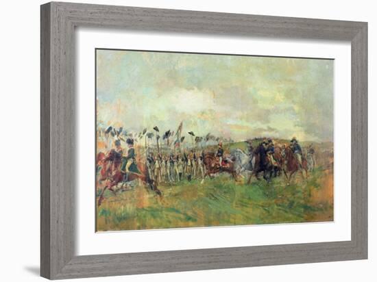 The Morning of the Battle of Castiglione, 5Th August, 1796 (Oil on Canvas)-Jean-Louis Ernest Meissonier-Framed Giclee Print