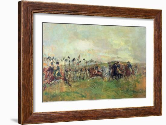 The Morning of the Battle of Castiglione, 5Th August, 1796 (Oil on Canvas)-Jean-Louis Ernest Meissonier-Framed Giclee Print