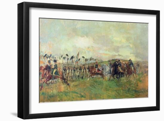 The Morning of the Battle of Castiglione, 5Th August, 1796 (Oil on Canvas)-Jean-Louis Ernest Meissonier-Framed Giclee Print