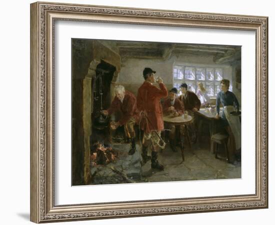 The Morning of the Hunt, 1906-Ralph Hedley-Framed Giclee Print