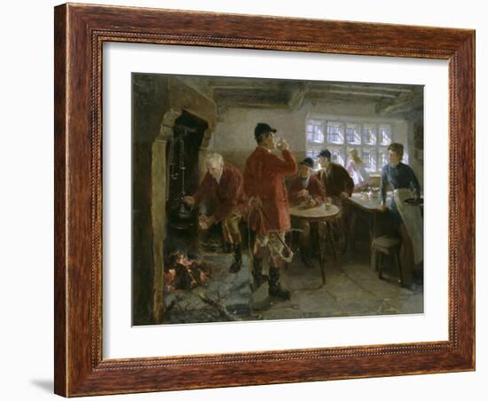 The Morning of the Hunt, 1906-Ralph Hedley-Framed Giclee Print