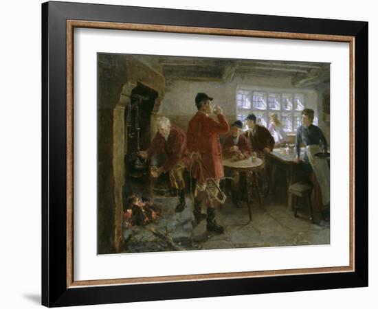The Morning of the Hunt, 1906-Ralph Hedley-Framed Giclee Print