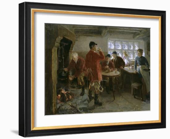 The Morning of the Hunt, 1906-Ralph Hedley-Framed Giclee Print