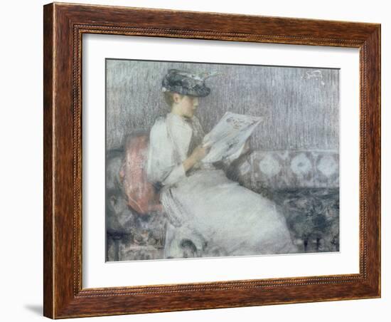 The Morning Paper, c.1890-91-Sir James Guthrie-Framed Giclee Print