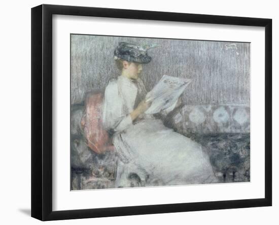 The Morning Paper, c.1890-91-Sir James Guthrie-Framed Giclee Print