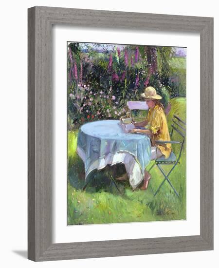 The Morning Read, 1992-Timothy Easton-Framed Giclee Print