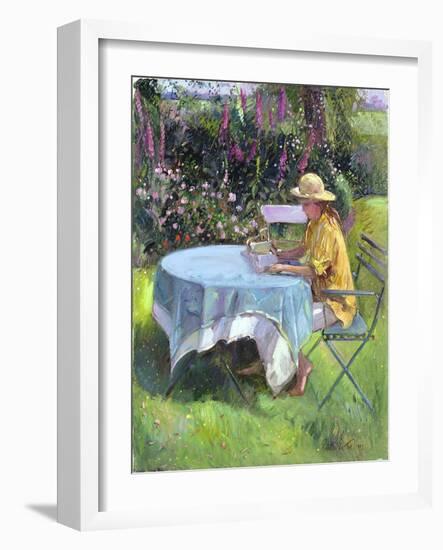 The Morning Read, 1992-Timothy Easton-Framed Giclee Print