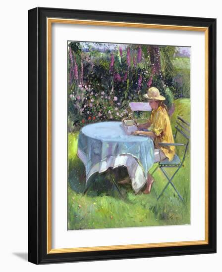 The Morning Read, 1992-Timothy Easton-Framed Giclee Print