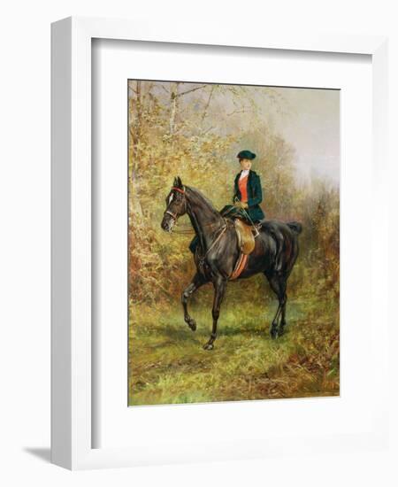 The Morning Ride, 1891-Heywood Hardy-Framed Giclee Print