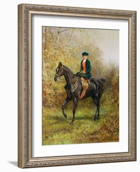 The Morning Ride, 1891-Heywood Hardy-Framed Giclee Print