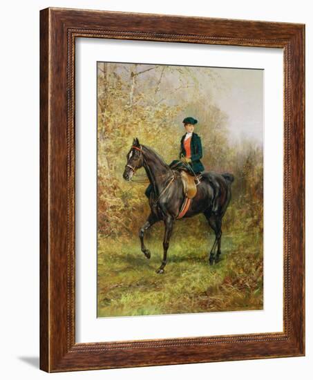 The Morning Ride, 1891-Heywood Hardy-Framed Giclee Print