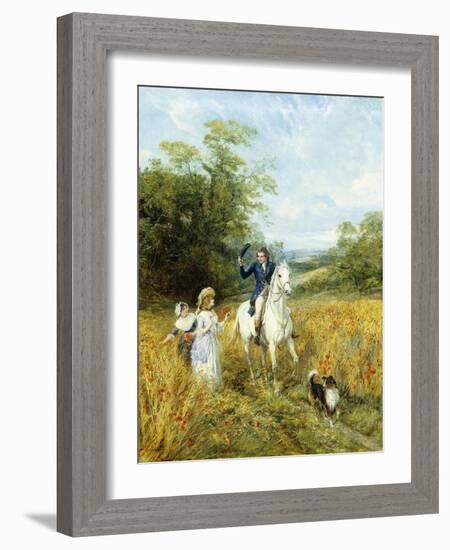 The Morning Ride-Heywood Hardy-Framed Giclee Print