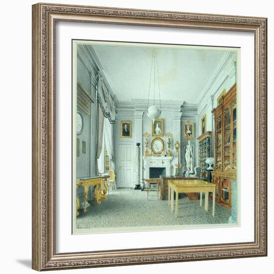 The Morning Room, Chatsworth, 1822-William Henry Hunt-Framed Giclee Print