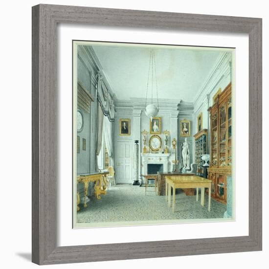 The Morning Room, Chatsworth, 1822-William Henry Hunt-Framed Giclee Print