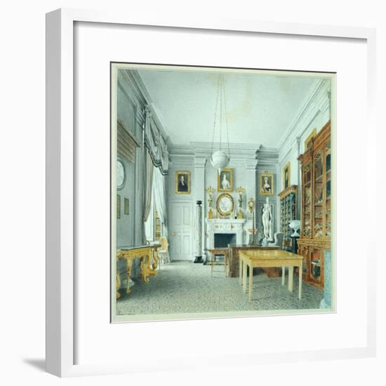 The Morning Room, Chatsworth, 1822-William Henry Hunt-Framed Giclee Print