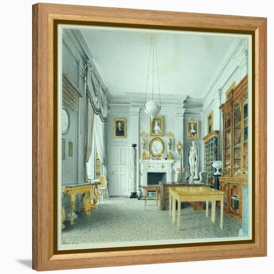 The Morning Room, Chatsworth, 1822-William Henry Hunt-Framed Premier Image Canvas