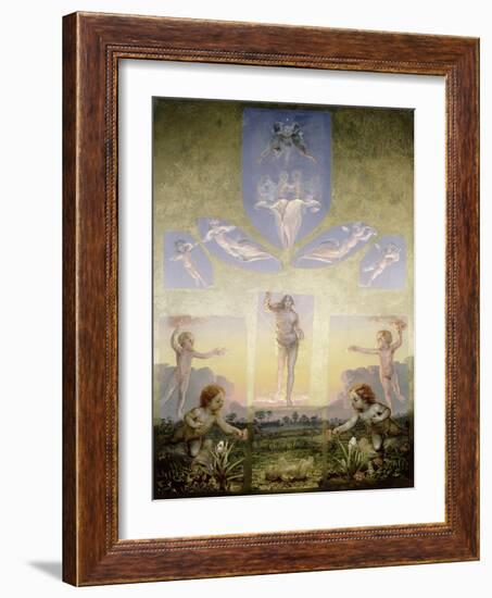 The Morning (Second Version), circa 1808-9-Philipp Otto Runge-Framed Giclee Print