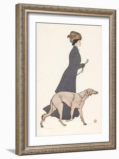 The Morning Stroll-Edward Penfield-Framed Giclee Print