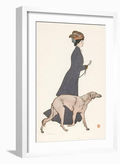 The Morning Stroll-Edward Penfield-Framed Giclee Print