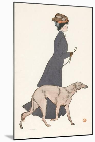 The Morning Stroll-Edward Penfield-Mounted Giclee Print