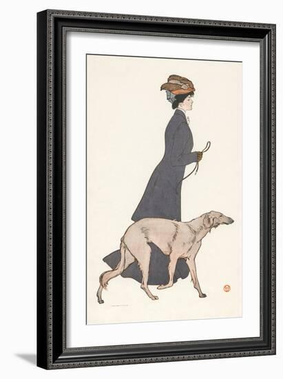 The Morning Stroll-Edward Penfield-Framed Giclee Print