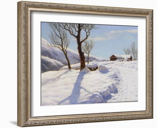 The Morning Sun in Winter-Ivan Fedorovich Choultse-Framed Giclee Print