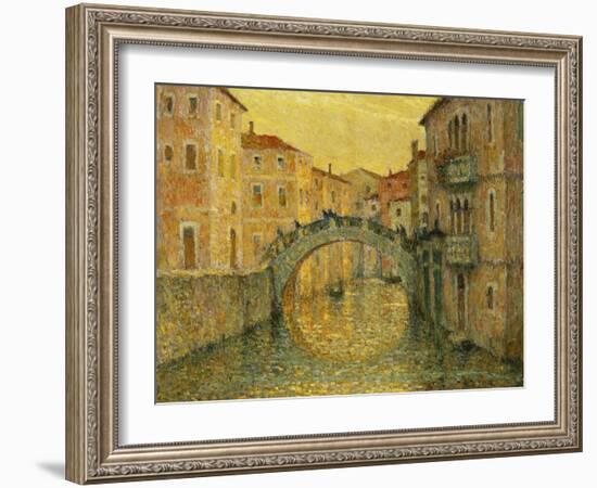 The Morning Sun, Venice; Le Matin, Soleil, Venise, 1917-Henri Eugene Augustin Le Sidaner-Framed Giclee Print