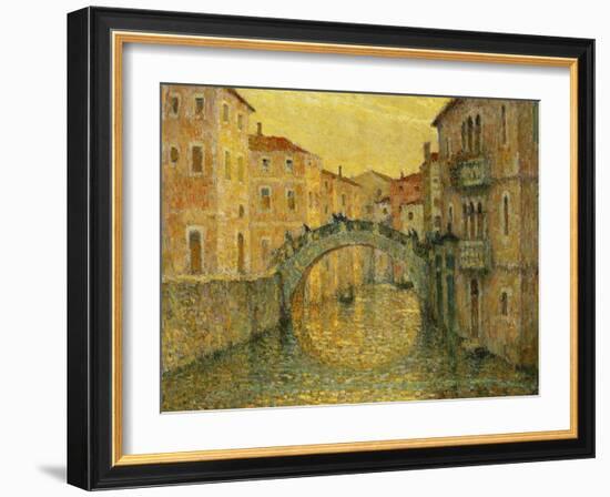 The Morning Sun, Venice; Le Matin, Soleil, Venise, 1917-Henri Eugene Augustin Le Sidaner-Framed Giclee Print