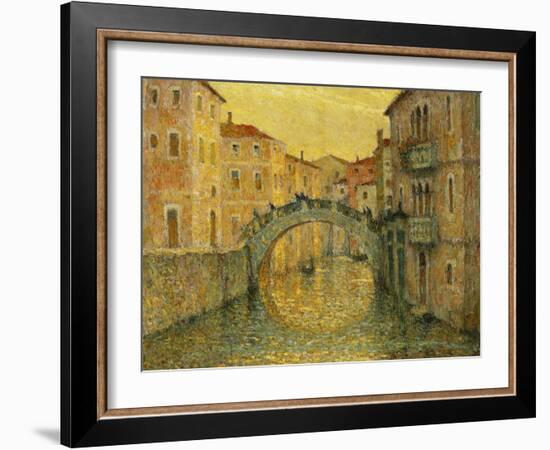 The Morning Sun, Venice-Henri Eugene Augustin Le Sidaner-Framed Giclee Print