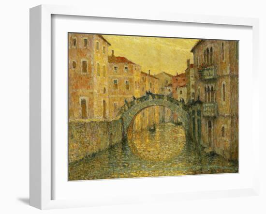 The Morning Sun, Venice-Henri Eugene Augustin Le Sidaner-Framed Giclee Print