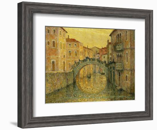 The Morning Sun, Venice-Henri Eugene Augustin Le Sidaner-Framed Giclee Print