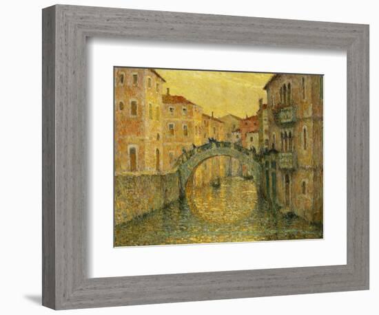 The Morning Sun, Venice-Henri Eugene Augustin Le Sidaner-Framed Giclee Print