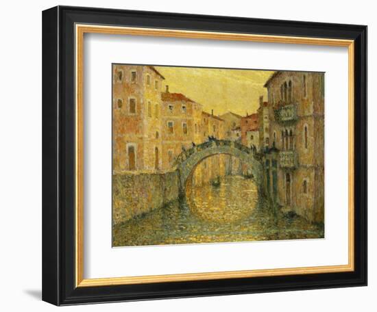 The Morning Sun, Venice-Henri Eugene Augustin Le Sidaner-Framed Giclee Print