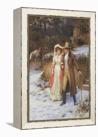 The Morning Walk-George Sheridan Knowles-Framed Premier Image Canvas