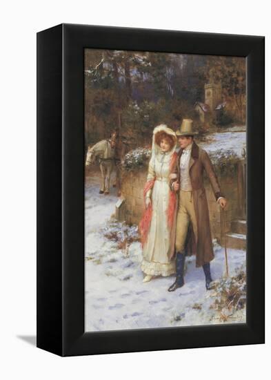The Morning Walk-George Sheridan Knowles-Framed Premier Image Canvas