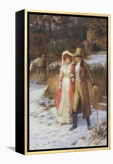 The Morning Walk-George Sheridan Knowles-Framed Premier Image Canvas