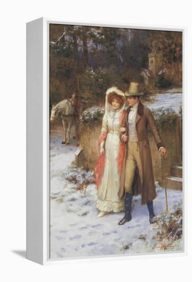 The Morning Walk-George Sheridan Knowles-Framed Premier Image Canvas