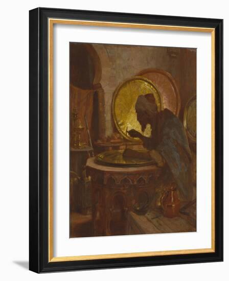 The Moroccan Engraver-Gordon Coutts-Framed Giclee Print