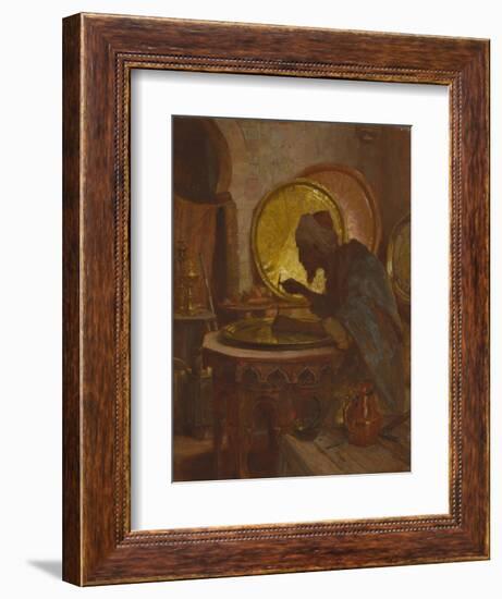 The Moroccan Engraver-Gordon Coutts-Framed Giclee Print