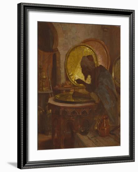 The Moroccan Engraver-Gordon Coutts-Framed Giclee Print