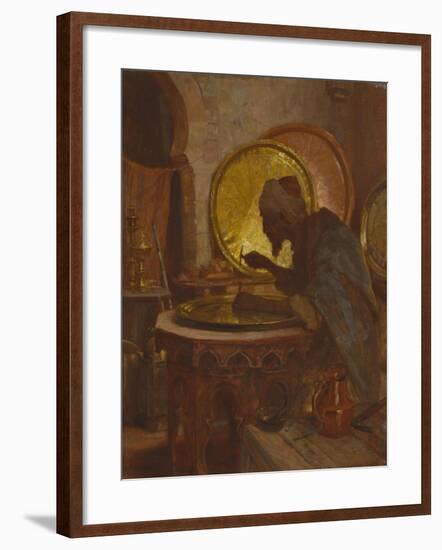 The Moroccan Engraver-Gordon Coutts-Framed Giclee Print