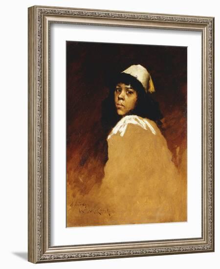 The Moroccan Girl-William Merritt Chase-Framed Giclee Print