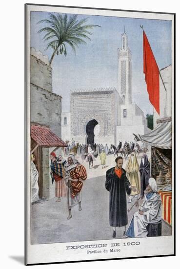 The Moroccan Pavilion at the Universal Exhibition of 1900, Paris, 1900-null-Mounted Giclee Print
