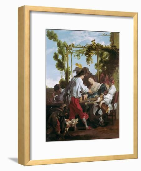 The Morra Game-Johann Liss (Lys)-Framed Giclee Print