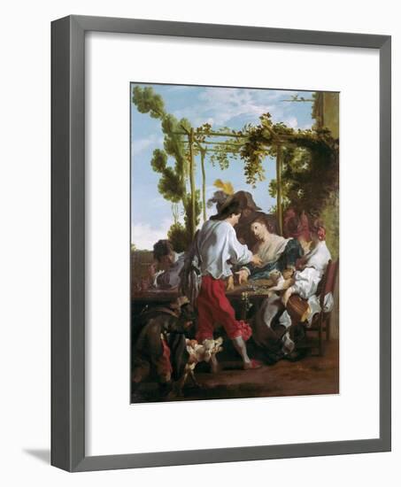 The Morra Game-Johann Liss (Lys)-Framed Giclee Print