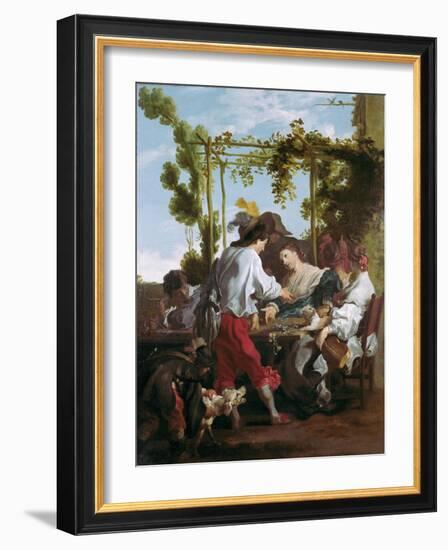 The Morra Game-Johann Liss (Lys)-Framed Giclee Print