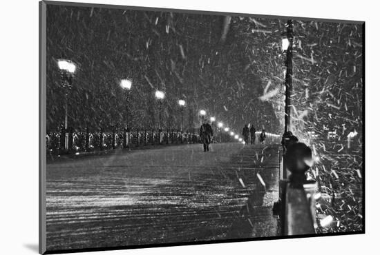 The Moscow blizzard-Lyubov Furs-Mounted Photographic Print